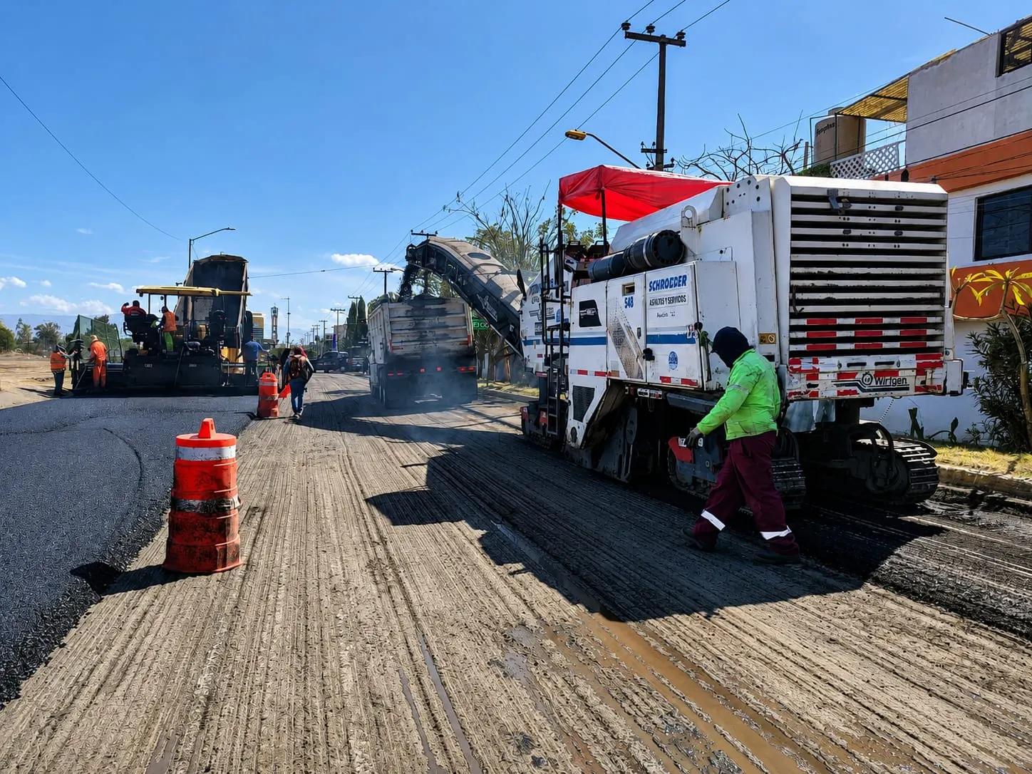 Fresado y encarpetado en operación